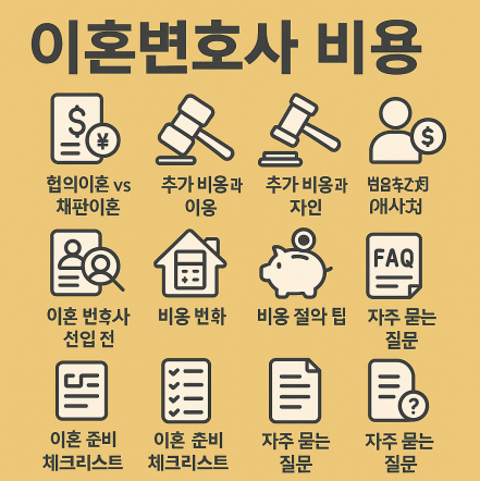 이혼변호사 비용